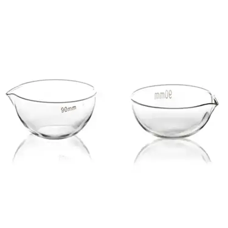 1171 Lab Boro 3.3 steklena izparilna posoda z ravnim dnom in izlivom