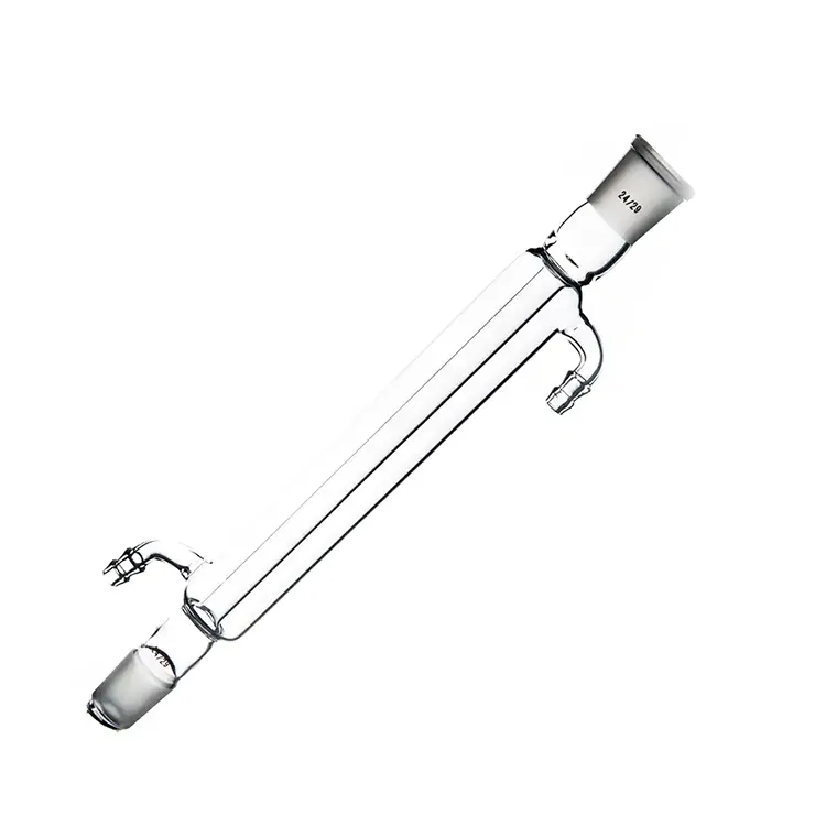 Boro 3.3 Glass Liebigov stekleni kondenzator s taljeno notranjo cevjo